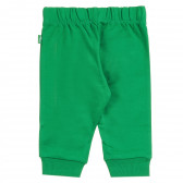 Set de doi pantaloni din bumbac, de culoare verde și albastru închis pentru băieți Chicco 371160 5