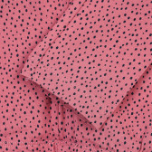 Colanți de bumbac organic cu imprimeu figural, roz Name it 371215 3