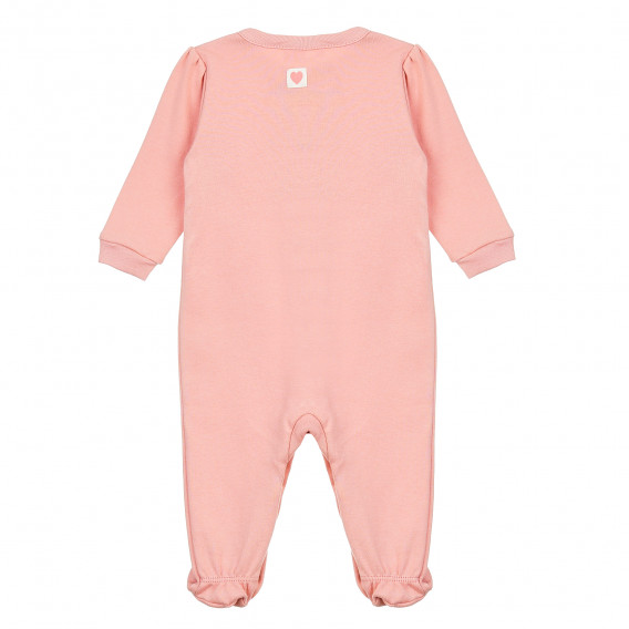 Salopetă de bumbac pentru bebeluș, roz Pinokio 371258 5