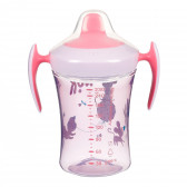 Cupă de 230 ml din polipropilenă Evolution Trainer în roz NUK 371395 2