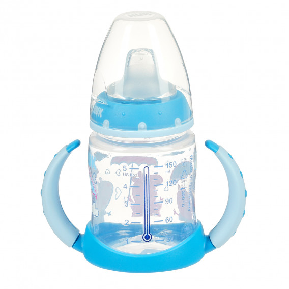 Sticlă de suc din polipropilenă First Choice PEPPA albastru, 150 ml NUK 371416 2