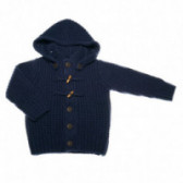 Cardigan tricotat cu glugă și nasturi pentru băieți Chicco 37186 