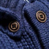 Cardigan tricotat cu glugă și nasturi pentru băieți Chicco 37189 4