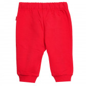 Set de două perechi de pantaloni pentru copii din bumbac pentru băieți gri și roșu Chicco 372084 3