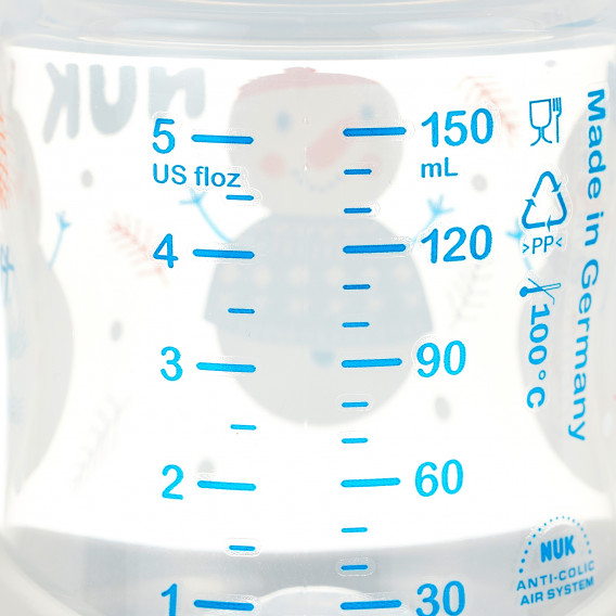 Sticlă pentru suc, din polipropilenă, First Choice Snow, 150 ml, bej NUK 373012 6