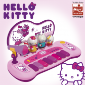 Pian electronic cu microfon și 8 taste Hello Kitty 3736 