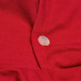 Bluză de bumbac polo pe gât, pentru fete cu imprimeu, roșu Chicco 373717 3