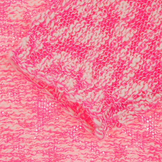 Pulover roz cu mânecă scurtă pentru fete Benetton 373719 3