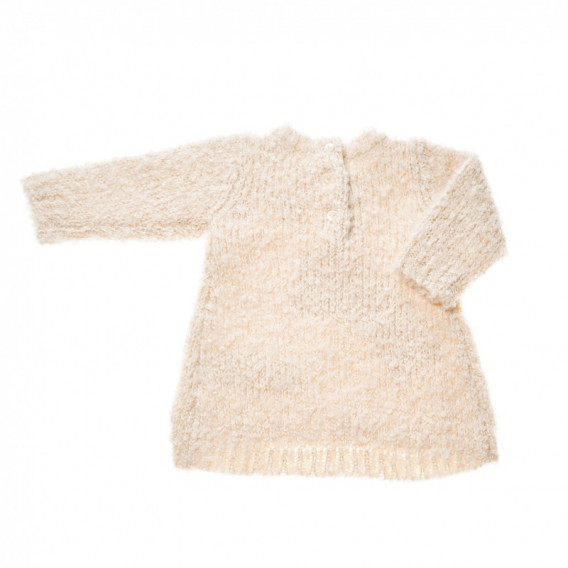 Rochie tricotată, cu mâneci lungi și panglică, pentru fete Chicco Rochie tricotată, cu mâneci lungi și panglică, pentru fete Chicco 37438 2