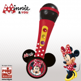 Microfon pentru copii cu difuzor încorporat Mini Mouse Minnie Mouse 3749 
