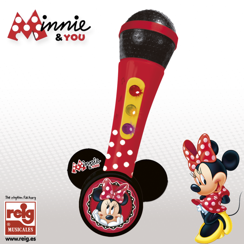 Microfon pentru copii cu difuzor încorporat Mini Mouse  3749