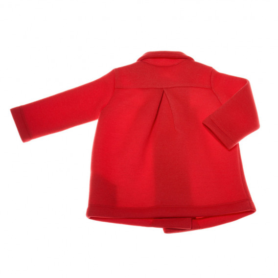 Palton pentru fete, marca Chicco, de culoare roșie Chicco 37848 2