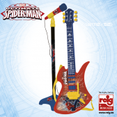 Set pentru copii cu chitară și microfon cu 6 coarde Spiderman 3792 