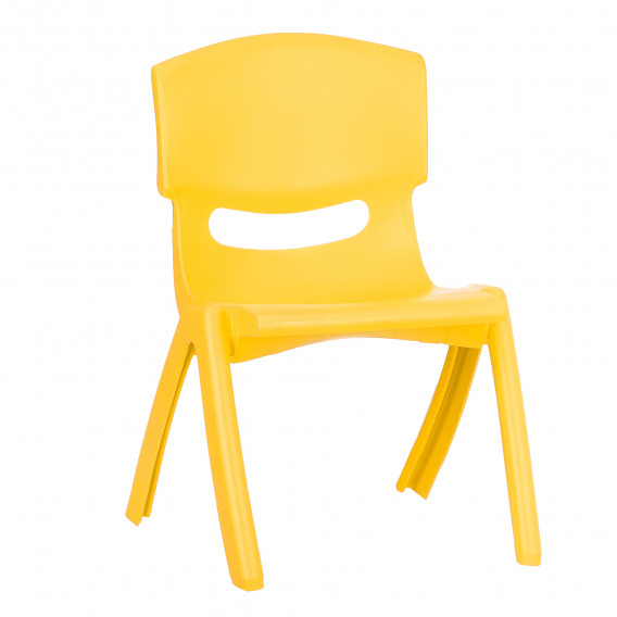 Scaun pentru copii galben, 31x35x48cm Horecano Kids 379808 