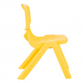 Scaun pentru copii galben, 31x35x48cm Horecano Kids 379809 2