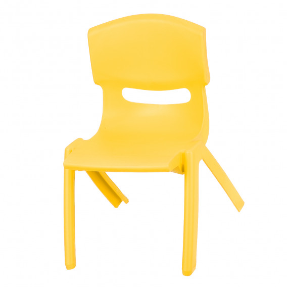 Scaun pentru copii galben, 31x35x48cm Horecano Kids 379811 4