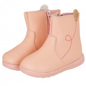 Ghete cu aplicație balon, roz Best buy shoes 380621 2