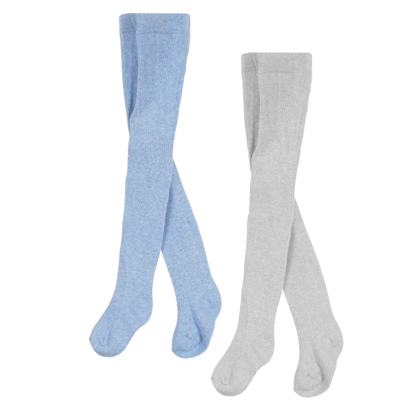 Set de doi ciorapi, albastru și gri  381036