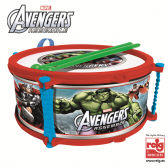 Tambur pentru copii cu bețe, Avengers, 23 cm Avengers 3814 