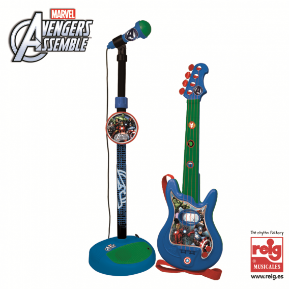 Chitară și microfon pentru copii, Set Avengers Avengers 3816 