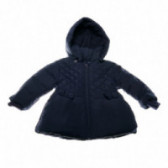 Jachetă cu fundiță aplicată pentru fetiță, albastru Chicco 38188 