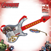 Chitară electronică de sticlă pentru copii cu microfon Avengers Avengers 3819 