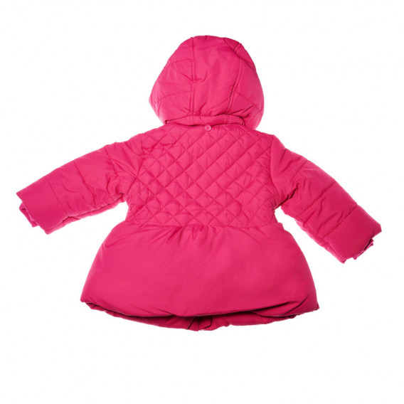 Jachetă cu fundiță aplicată pentru fetiță, roz Chicco 38194 2