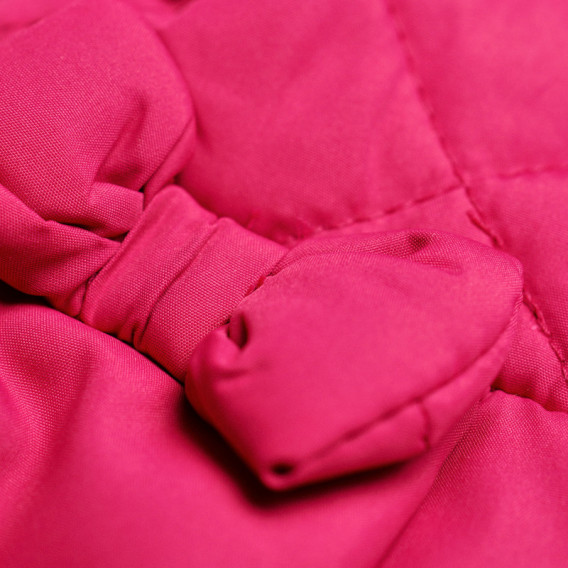 Jachetă cu fundiță aplicată pentru fetiță, roz Chicco 38195 3