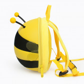 Rucsac mini în formă de albină cu centura de siguranță și culoare galbenă Supercute 383862 7