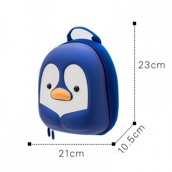 Rucsac pentru copii cu design de pinguin, de culoare albastru închis Supercute 383892 5