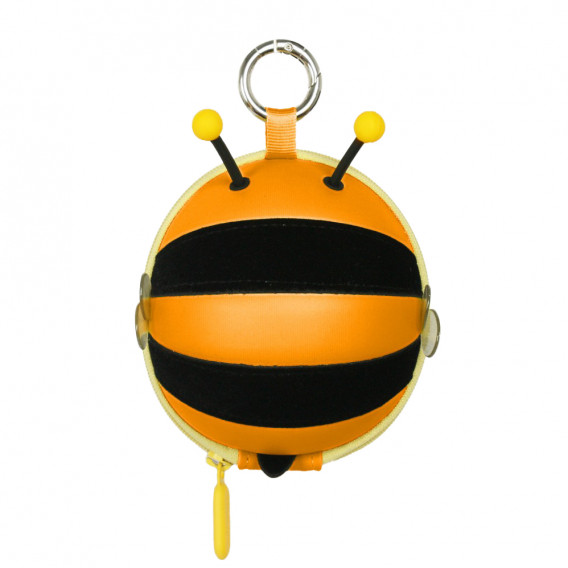 Geantă mică cu design de albine negru cu portocaliu Supercute 383937 