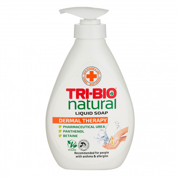 Săpun lichid natural Dermal Therapy, flacon de plastic cu distribuitor, 240 ml Tri-Bio 384128 