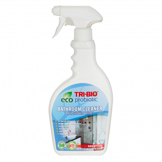 Detergent probiotic pentru baie, duș și toaletă, flacon de plastic cu pulverizator, 420 ml Tri-Bio 384147 