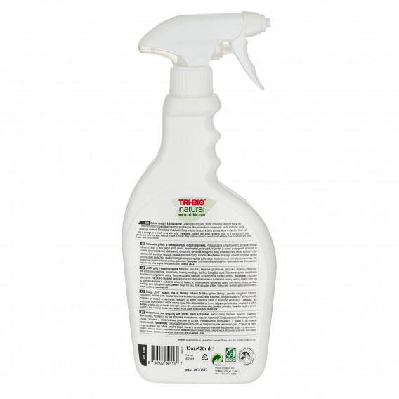 Detergent ecologic natural pentru curățarea grătarelor și a grill-urilor, 420 ml Tri-Bio 384151 3