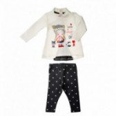 Set din 2 părți - bluză și pantaloni pentru fetiță Chicco 38417 