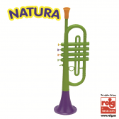 Trompetă pentru copii cu 4 taste colorate Claudio Reig 3844 