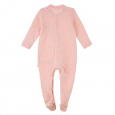 Salopetă tricotate de culoare roz, cu mâneci lungi și nasturi, pentru fete Chicco 384533 4