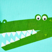Tricou din bumbac cu imprimeu crocodil, pentru băiat Boboli 384574 2