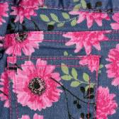 Bluză pentru fete și blugi cu model de flori MINI MOI 384692 7