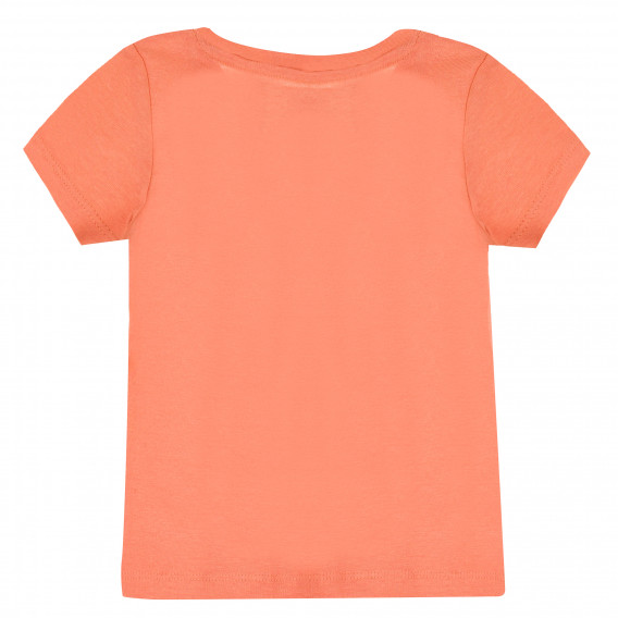 Tricou din bumbac organic cu imprimeu fluture, roz Name it 385096 4