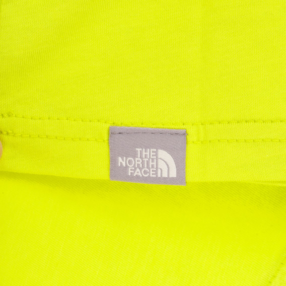 Tricou din bumbac cu logo-ul mărcii, pe verde The North Face 385117 3