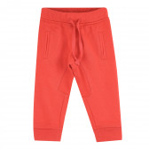 Pantaloni sport pentru bebeluși, roșii Benetton 385230 