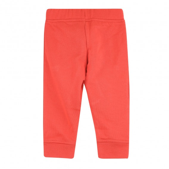 Pantaloni sport pentru bebeluși, roșii Benetton 385233 4