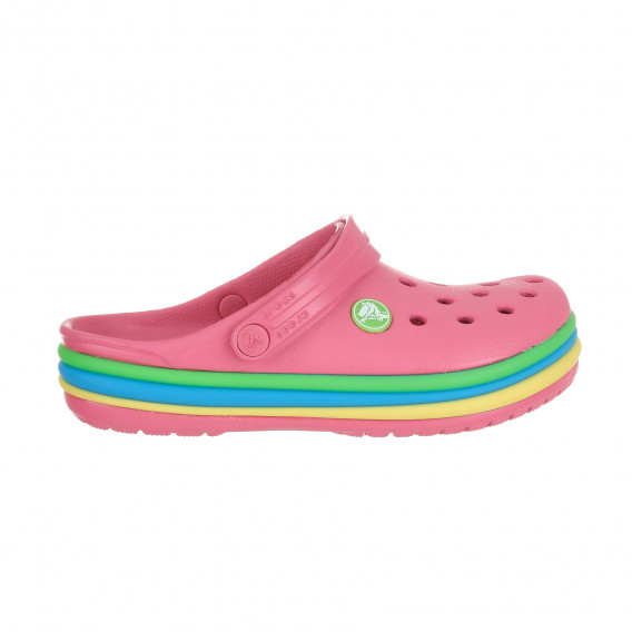 Sandale Crocs roz pentru fete CROCS 385589 2