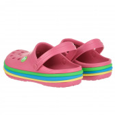 Sandale Crocs roz pentru fete CROCS 385591 4