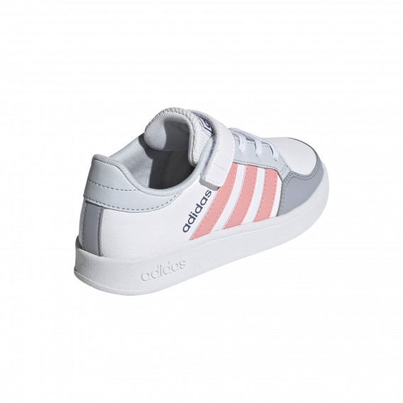 Teniși Adidas BREAKNET C, albi Adidas 385607 3