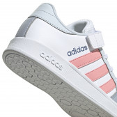 Teniși Adidas BREAKNET C, albi Adidas 385609 6