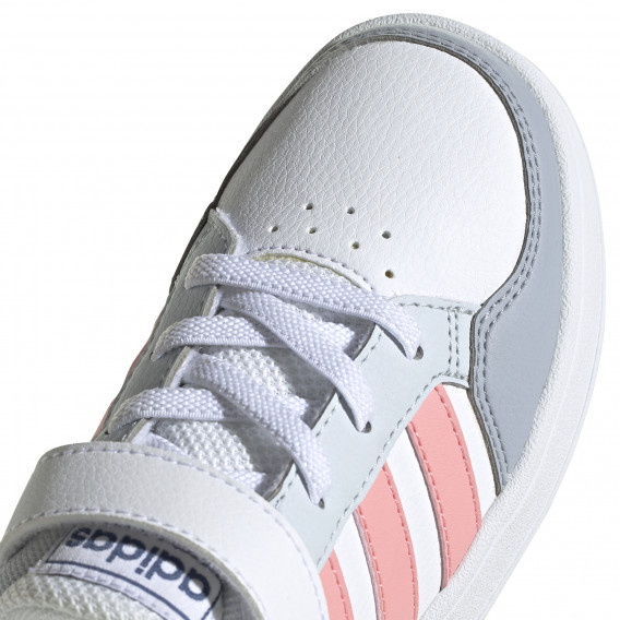 Teniși Adidas BREAKNET C, albi Adidas 385610 5