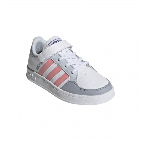 Teniși Adidas BREAKNET C, albi Adidas 385611 2