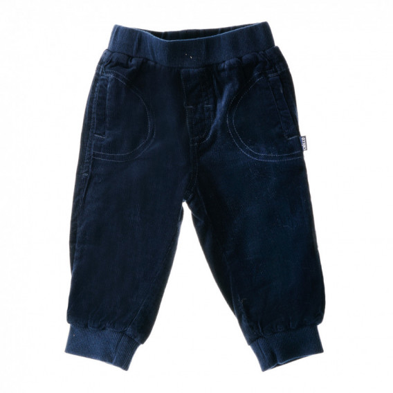 Pantaloni din denim pentru fete, albastru închis Chicco 38706 